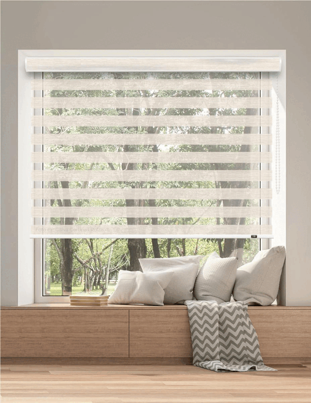 ROLLER DÚO POLIESTER DU 05 - AR2 CRUDO PREMIUM