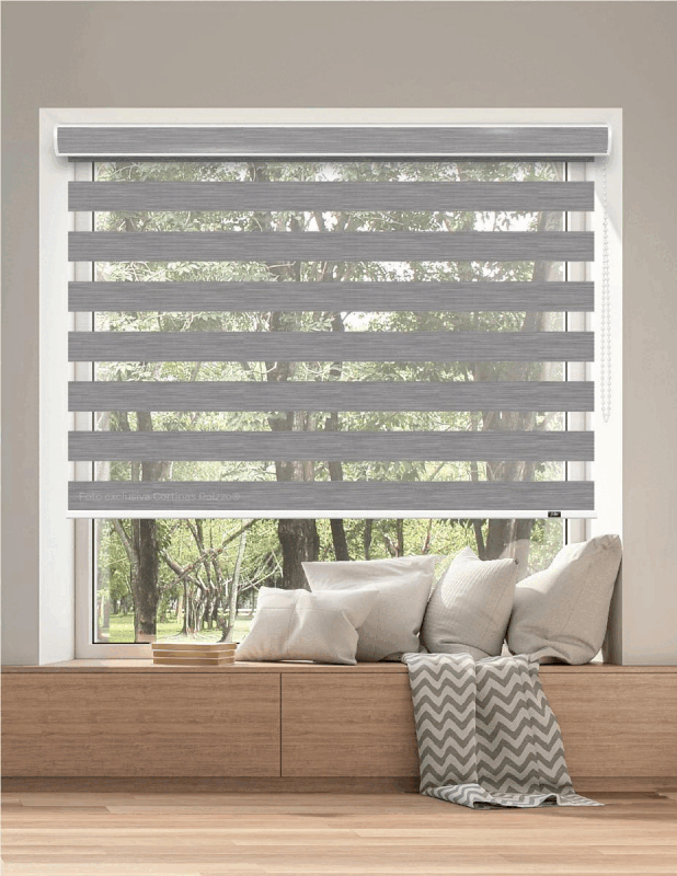 ROLLER DÚO BLACKOUT DU 18 - GRIS 3P PREMIUM