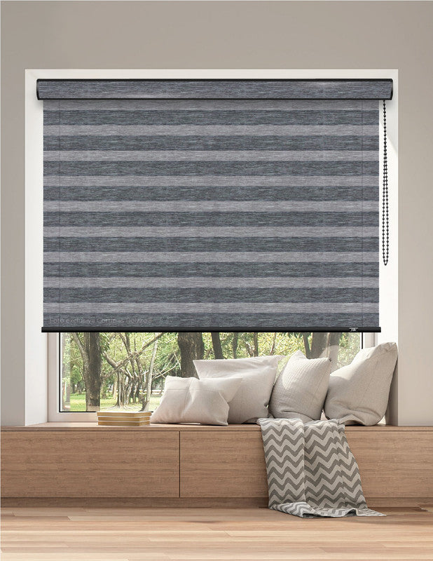 ROLLER DÚO POLIESTER DU 20 - GRIS OSC. JASPEADO PREMIUM