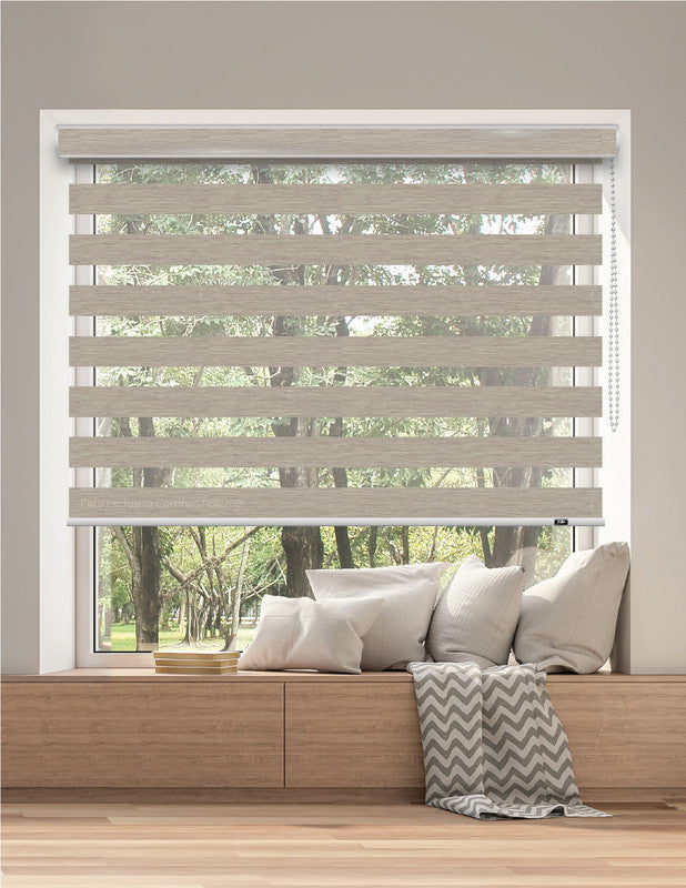 ROLLER DÚO BLACKOUT DU 25 - COMBI SAND DELUX