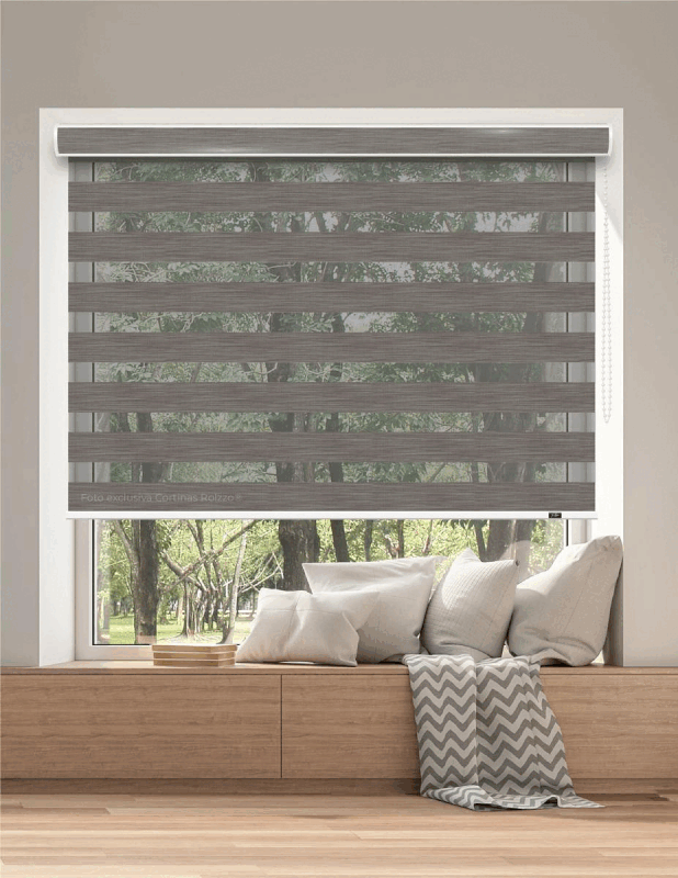 ROLLER DÚO BLACKOUT DU 30 - TABACO DELUX