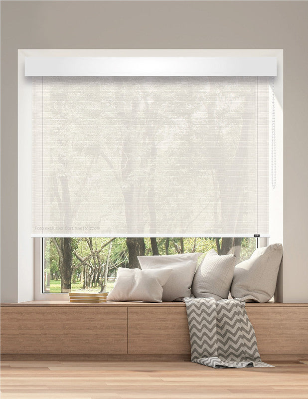ROLLER SCREEN SC 06 - JACQUARD BLANCO 5% PREMIUM