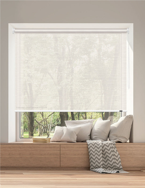 ROLLER SCREEN SC 06 - JACQUARD BLANCO 5% PREMIUM
