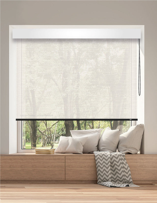 ROLLER SCREEN SC 06 - JACQUARD BLANCO 5% PREMIUM
