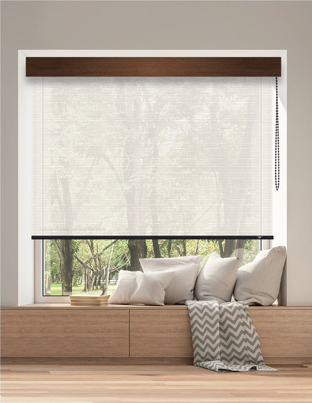 ROLLER SCREEN SC 06 - JACQUARD BLANCO 5% PREMIUM